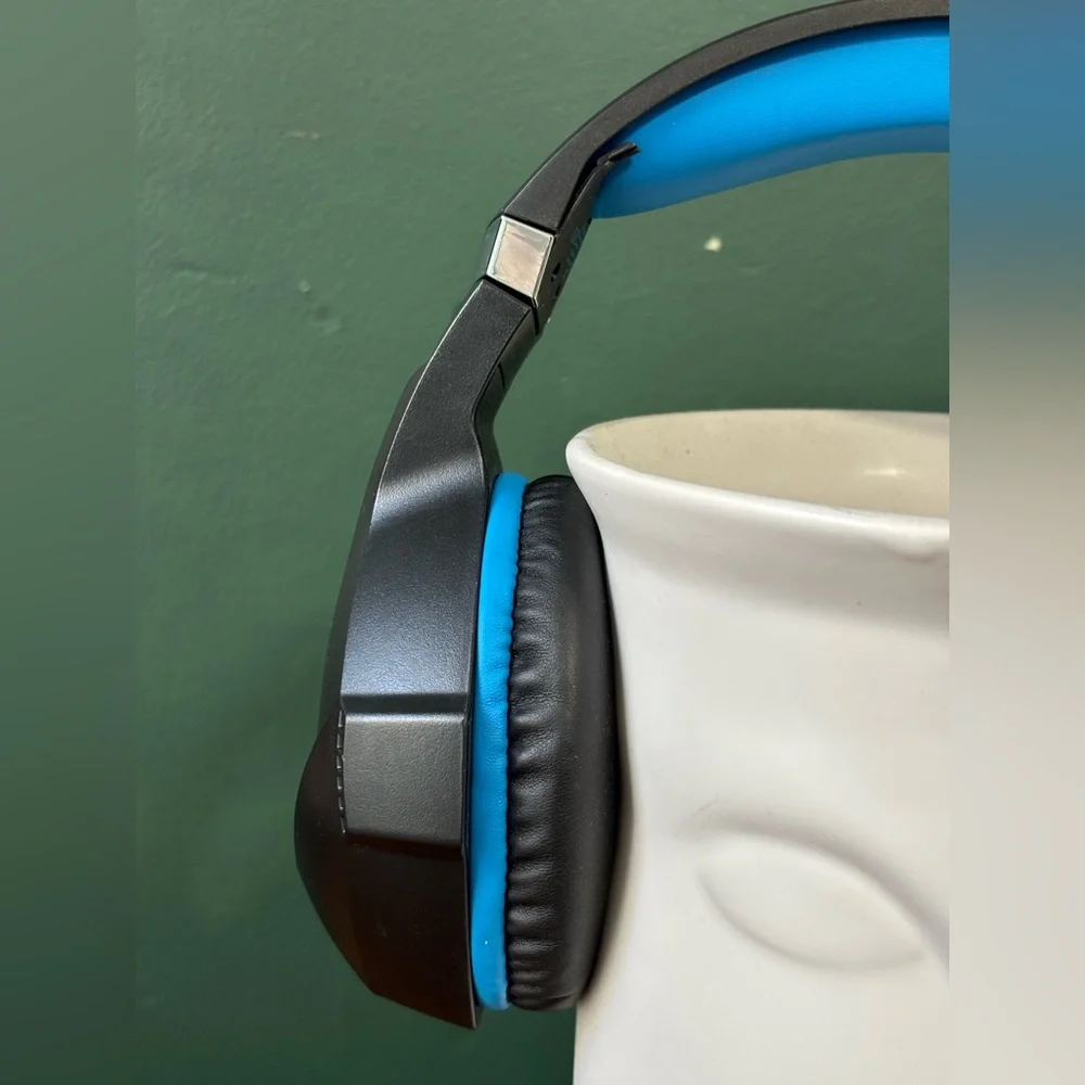 Blue and Black Gaming Headset
